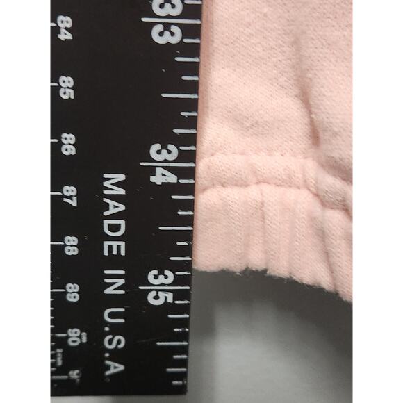 Abercrombie & Fitch Sweatpants Kids 11/12 PInk Logo Fleece NWOT Drawstring - Picture 4 of 9